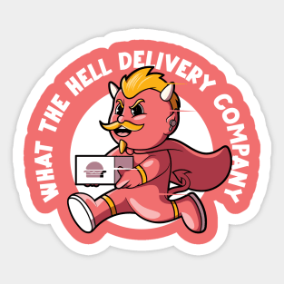 What The Hell Delivery! Sticker